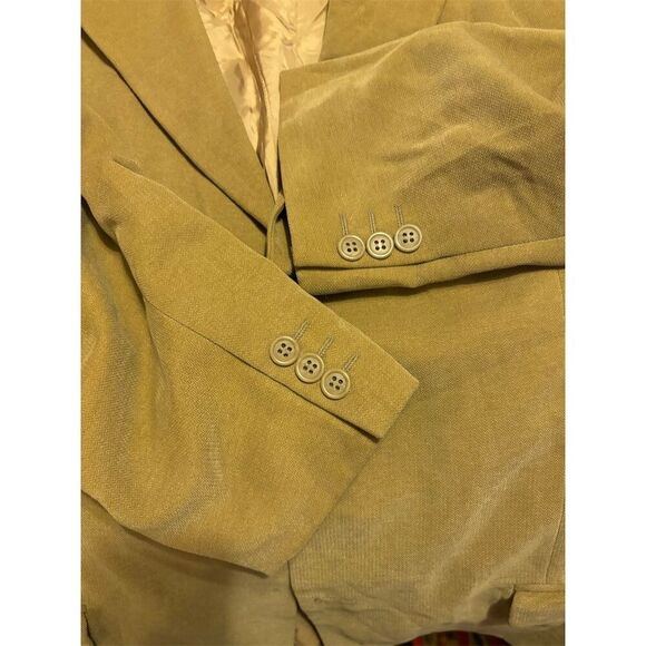 Vintage Marks & Spencer Men's Blazer Gold Medium Classic Formal - Picture 10 of 10